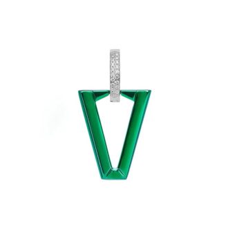 Mono Orecchino Valentina Ferragni UALI METALLIC GREEN