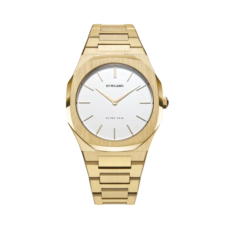 Orologio D1 Milano GOLD/EGGSHELL ULTRA THIN BRACELET 38 MM