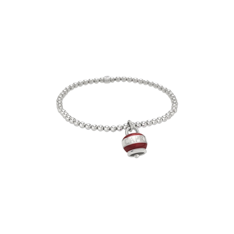 Bracciale Elastico Campanella Micro Capriness Chantecler Et Voilà in Argento e Smalto Misura M ref 40493