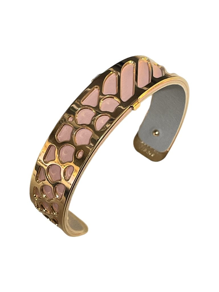 Bracciale Les Georgettes Les Essentielles 14mm Reversibile Rosa/Grigio Chiaro