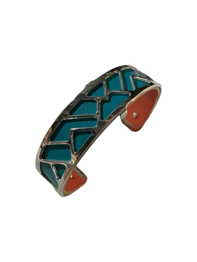 Bracciale Les Georgettes Les Essentielles 14 mm Reversibile Ottanio/Arancio