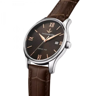 Orologio Lucien Rochat Montreux Collection cinturino pelle e cassa in acciaio