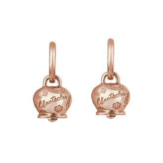 Orecchini Chantecler Campanella Suamèm medi in oro rosa 9 KT