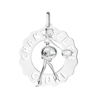Ciondolo Chantecler Logo Madame Clochette grande in argento
