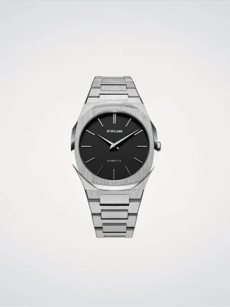 Orologio D1 Milano Re_Silver Ultra Thin 40 mm