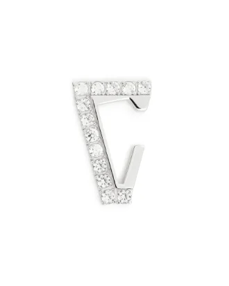 Mono Orecchino Earcuff Valentina Ferragni Nicky in argento e zirconi
