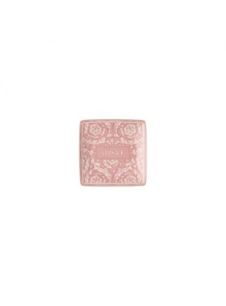 Piattino/Coppetta quadrato Versace 12 cm decoro Barocco Haze rosa