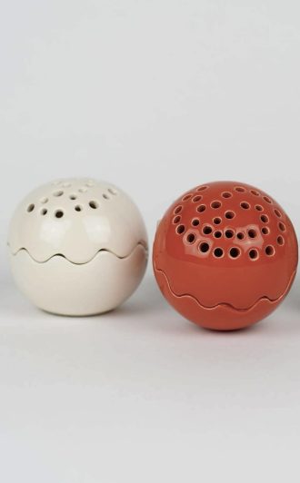 Coppia di scatoline colorate porta t-light Etro