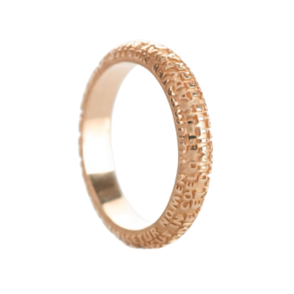 Anello Tuum Fede in oro rosa 9 KT misura 22