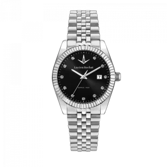 Orologio Lucien Rochat, Cassa Silver in Acciaio Diamanti. Collezione Bienne