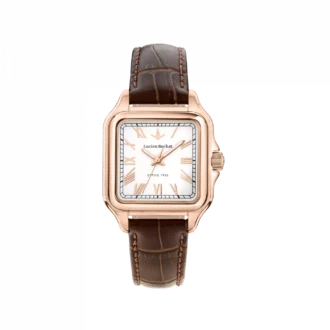 Orologio Lucien Rochat collezione just time epoque cinturino in pelle cassa in acciaio