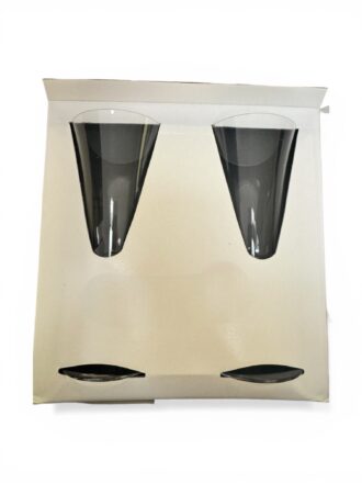 Coppia di bicchieri in cristallo Rogaska modello Sofia