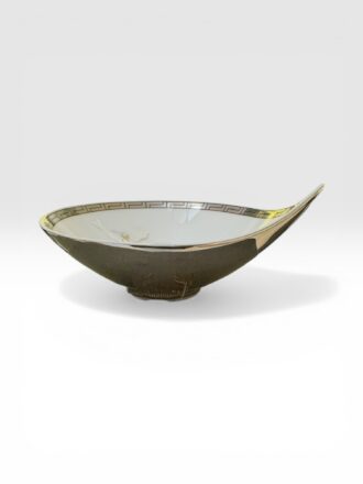 Coppa Versace in ceramica collezione Dedalo 15 cm