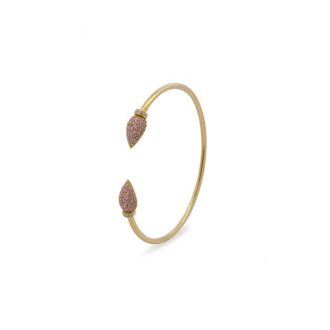 Bracciale Rue des Mille Donna DANCING DROPS in argento dorato