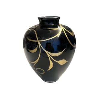 vaso nero e oro onlylux